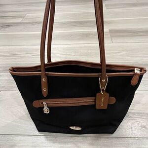 SAWYER TOTE IN POLYESTER TWILL COACH F37237
